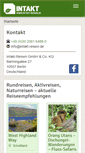 Mobile Screenshot of intakt-reisen.de